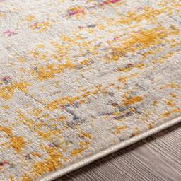 Livabliss Floransa-Abstract Grey Pink Yellow Blue Modern Marble Living Dining Rug - Size: 200 cm x 275 cm - thumbnail 3