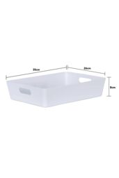 Wham Plastic Studio Basket 5.01 Rectangular in White - thumbnail 4