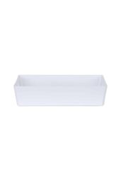Wham Plastic Studio Basket 5.01 Rectangular in White - thumbnail 2