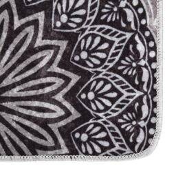 Berkfield Home Rug Washable 190x300 cm Multicolour Anti Slip - Size: 100 cm diameter - thumbnail 2