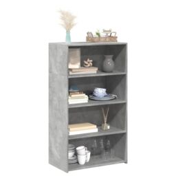 Berkfield Home Highboard Concrete Grey 70x41x124 cm Engineered Wood - Size: 70 x 41 x 124 cm - thumbnail 1