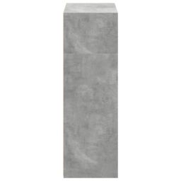 Berkfield Home Highboard Concrete Grey 70x41x124 cm Engineered Wood - Size: 70 x 41 x 124 cm - thumbnail 5