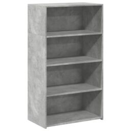 Berkfield Home Highboard Concrete Grey 70x41x124 cm Engineered Wood - Size: 70 x 41 x 124 cm - thumbnail 2
