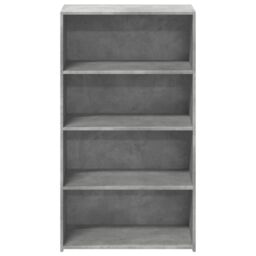 Berkfield Home Highboard Concrete Grey 70x41x124 cm Engineered Wood - Size: 70 x 41 x 124 cm - thumbnail 4