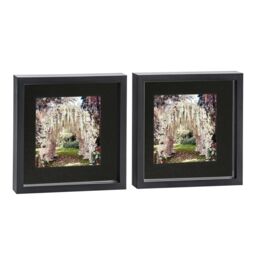 "Nicola Spring 10x10"" 3D Box Photo Frames 6x6"" x2 in Black" - thumbnail 1