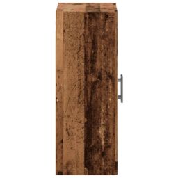 Berkfield Home Wall Mounted Cabinet Old Wood 69.5x34x90 cm Engineered Wood in Brown - thumbnail 5