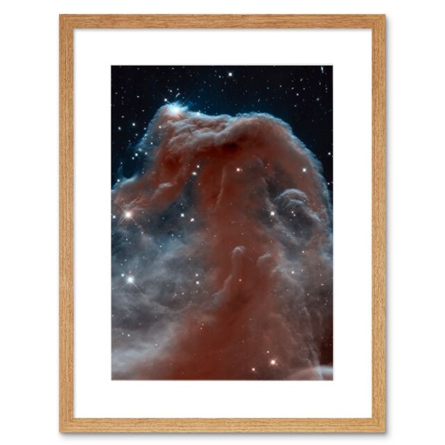 Artery8 Wall Art Print Hubble Space Astronomy Horsehead Nebula In Orion Constellation Star Birthing Ethereal Formation Rising From Interstellar - image 1