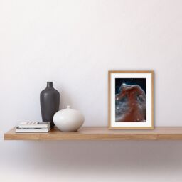 Artery8 Wall Art Print Hubble Space Astronomy Horsehead Nebula In Orion Constellation Star Birthing Ethereal Formation Rising From Interstellar - thumbnail 2