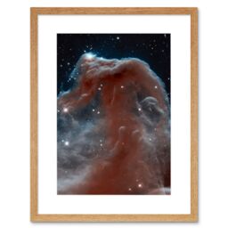 Artery8 Wall Art Print Hubble Space Astronomy Horsehead Nebula In Orion Constellation Star Birthing Ethereal Formation Rising From Interstellar - thumbnail 1