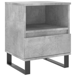 Berkfield Home Bedside Cabinets 2 pcs Concrete Grey 40x35x50 cm Engineered Wood - Size: 40 x 35 x 50 cm - thumbnail 5