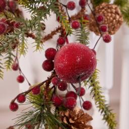 Dibor Country Hedgerow Xmas Table Decor Christmas Garland 1.8m - Size: Large - thumbnail 3
