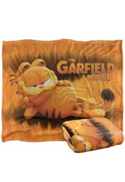 Garfield (2024) Laying Down Silky Touch Super Soft Throw Blanket 152 X 127 cm in White - thumbnail 2