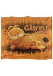 Garfield (2024) Laying Down Silky Touch Super Soft Throw Blanket 152 X 127 cm in White - thumbnail 1