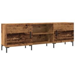 Berkfield Home TV Cabinet Old Wood 150x30x50 cm Engineered Wood in Brown - Size: 150 x 30 x 50 cm - thumbnail 2