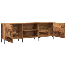 Berkfield Home TV Cabinet Old Wood 150x30x50 cm Engineered Wood in Brown - Size: 150 x 30 x 50 cm - thumbnail 5