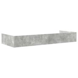 Berkfield Home Modern Storage Bed Frame Concrete Grey 90 x 200 cm Engineered wood - thumbnail 7