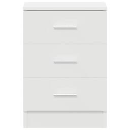 Berkfield Home Bedside Cabinets 2 pcs White 38x35x56 cm Engineered Wood - Size: 38 x 35 x 56 cm - thumbnail 7