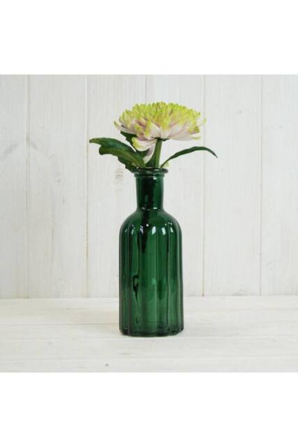 KDMD Green Charming Vintage Glass Bottle - image 1