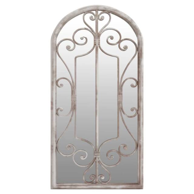 Berkfield Home Mirror Sand 70x30 cm Iron for Indoor Use in Cream - image 1