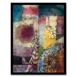 Artery8 Paul Klee Framed Wall Art Print Untitled Modern Abstract Painting - Size: A3 - thumbnail 1