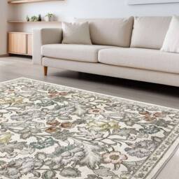 THE RUGS Classical Collection Natural Florals Soft Pile Multicolour Rug - Size: 120 cm x 160 cm - thumbnail 5