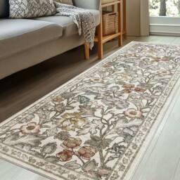THE RUGS Classical Collection Natural Florals Soft Pile Multicolour Rug - Size: 120 cm x 160 cm - thumbnail 7