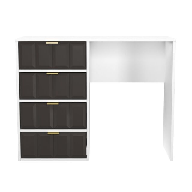 Ready Assembled 2 U Metro 4 Drawer Vanity (Ready Assembled) in Dark Grey - image 1