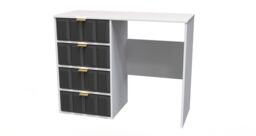 Ready Assembled 2 U Metro 4 Drawer Vanity (Ready Assembled) in Dark Grey - thumbnail 6