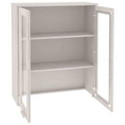 Berkfield Home Top for Highboard HAMAR White 85x35x100 cm Solid Wood Pine - Size: 85 x 35 x 100 cm - thumbnail 4