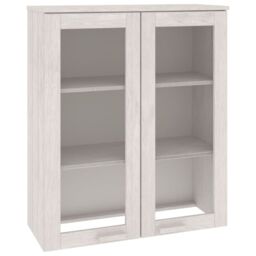 Berkfield Home Top for Highboard HAMAR White 85x35x100 cm Solid Wood Pine - Size: 85 x 35 x 100 cm - thumbnail 2