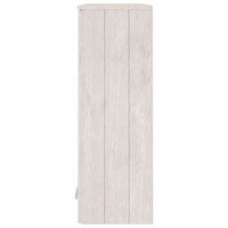 Berkfield Home Top for Highboard HAMAR White 85x35x100 cm Solid Wood Pine - Size: 85 x 35 x 100 cm - thumbnail 5