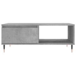 Berkfield Home Coffee Table Concrete Grey 90x60x35 cm Engineered Wood - Size: 90 x 60 x 35 cm - thumbnail 5