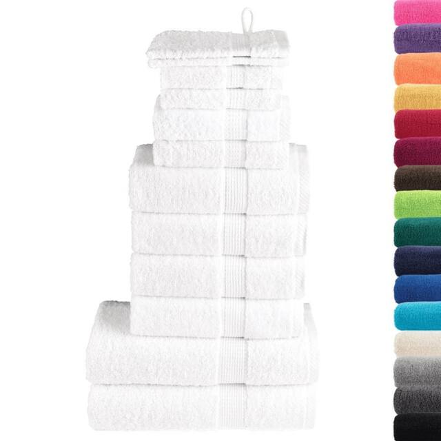 Berkfield Home 12 Piece Premium Towel Set SOLUND White 600 gsm - image 1