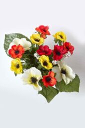 Homescapes Set of 2 Anemone Artificial Flowers in Grave Vases - thumbnail 5