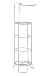 Orsina Linnea Toilet Roll Holder, Strong Iron Wire in White - thumbnail 2