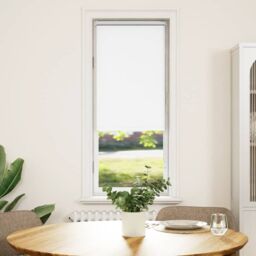 Berkfield Home Roller Blind Blackout White 45x150 cm Fabric Width 40.7 cm Polyester - thumbnail 2