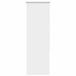 Berkfield Home Roller Blind Blackout White 45x150 cm Fabric Width 40.7 cm Polyester - thumbnail 1