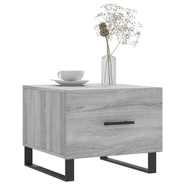 Berkfield Home Decorative Coffee Tables 2 pcs Grey Sonoma 50x50x40 cm Engineered Wood - Size: 50 x 50 x 40 cm - image 1
