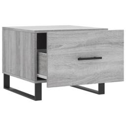 Berkfield Home Decorative Coffee Tables 2 pcs Grey Sonoma 50x50x40 cm Engineered Wood - Size: 50 x 50 x 40 cm - thumbnail 7
