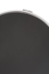 Orsina Jolie Round Mirror End Table in Silver - thumbnail 5