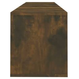 Berkfield Home TV Cabinet Smoked Oak 120x30x40.5 cm Engineered Wood in Brown - thumbnail 7