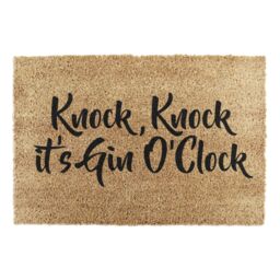 Artsy Mats O'Clock Doormat - Regular 60x40cm in Black - Size: 40 cm x 60 cm - thumbnail 4