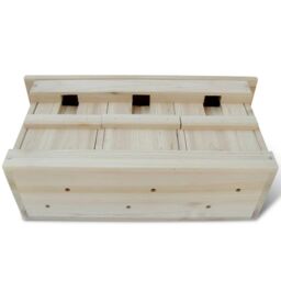 Berkfield Home Sparrow Houses 2 pcs Wood 44x15.5x21.5 cm in Brown - thumbnail 2