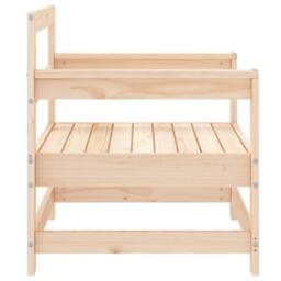 Berkfield Home Beautiful Garden Chairs 2 pcs Solid Wood Pine in Light Tan - thumbnail 5