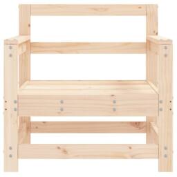Berkfield Home Beautiful Garden Chairs 2 pcs Solid Wood Pine in Light Tan - thumbnail 4