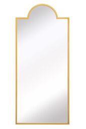 "MirrorOutlet Gold Contemporary Wall & Leaner Mirror 67"" X 29"" (170 x 75CM) - Size: 1 Pack" - thumbnail 3