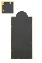 "MirrorOutlet Gold Contemporary Wall & Leaner Mirror 67"" X 29"" (170 x 75CM) - Size: 1 Pack" - thumbnail 5