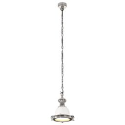 Berkfield Home Pendant Lighting 24x24x137 cm¬†Aluminium in Silver - Size: 24 x 24 x 137 cm - thumbnail 2