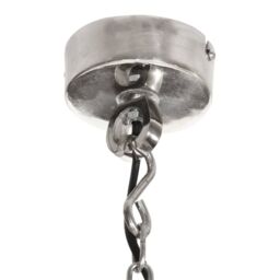Berkfield Home Pendant Lighting 24x24x137 cm¬†Aluminium in Silver - Size: 24 x 24 x 137 cm - thumbnail 5