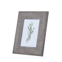 Lemon Pavilion Furniture and Decor Woven Photo Frame 5 x 7 - Wood - L1 x W21 x H26 cm - Grey - thumbnail 1